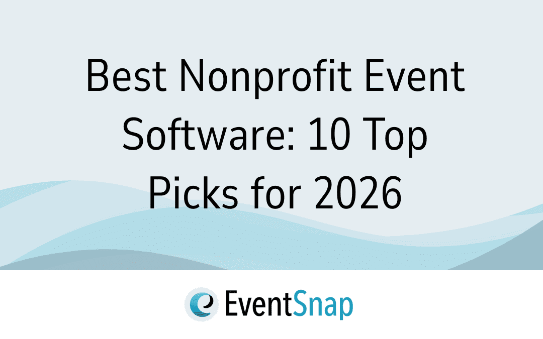 Best Nonprofit Event Software: 10 Top Picks for 2026 header with text.